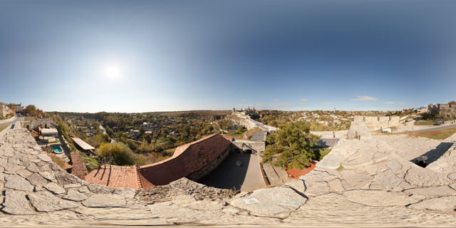 Armenian Bastion, Kamyanets-Podilsky 360° Panorama