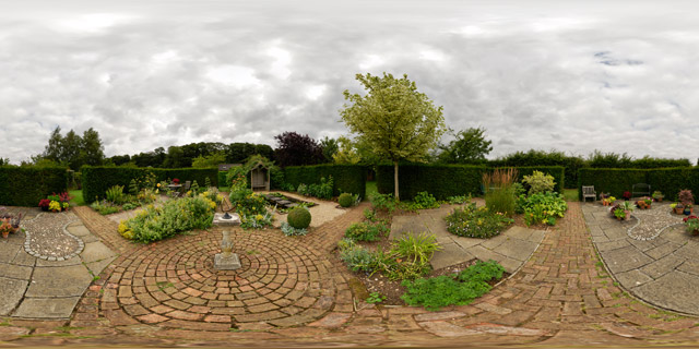 Barnsdale Gardens – Courtyard Gardens 360° Panorama