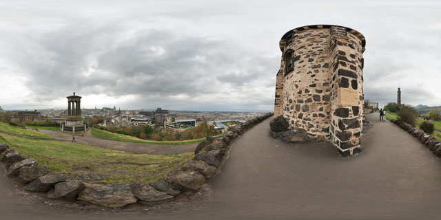 Calton Hill, Edinburgh 360° Panorama