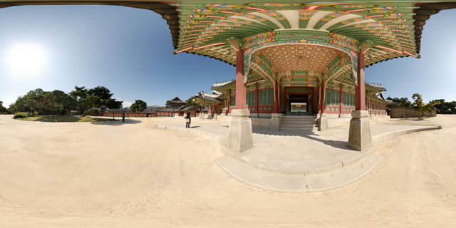 Changdeokgung palace – Huijeongdang front porch 360° Panorama