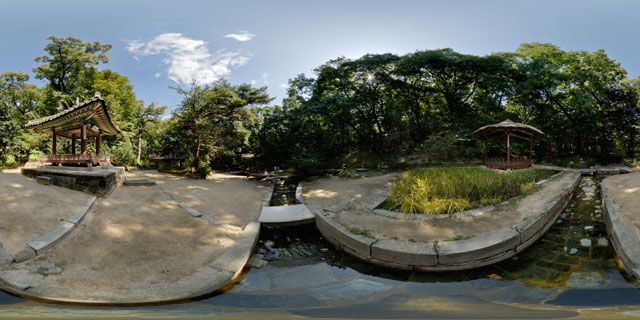 Changdeokgung palace – Ongnyucheon area 360° Panorama