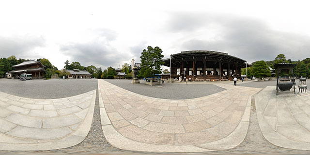 Chion-in Temple – Area outside the Main Hall 360° Panorama