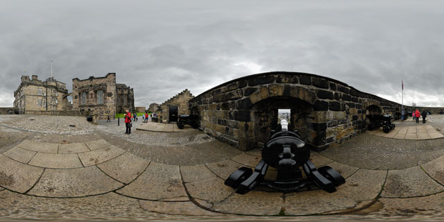 Edinburgh Castle – Half-Moon Battery 360° Panorama