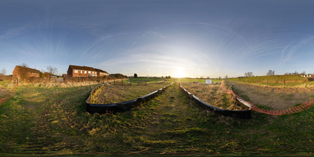 Farndon Fields Jan 2012 (I) 360° Panorama