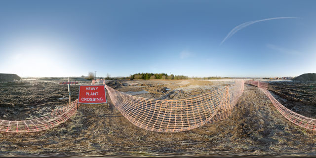 Farndon Fields Jan 2012 (VIII) 360° Panorama