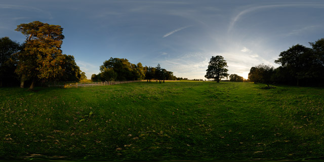 Field by Thorpe Lubenham Hall 360° Panorama