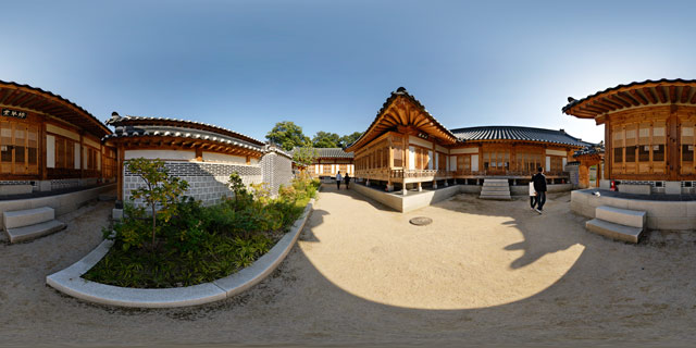 Geoncheonggung residence – Jeongsihap and Nokgeumdang 360° Panorama