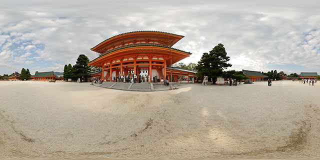 Heian Jingu Shrine, Kyoto 360° Panorama