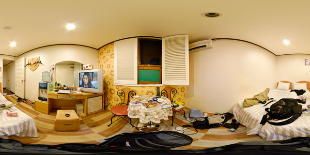 Hotel room at the Hotel Biz Myeong-dong 360° Panorama