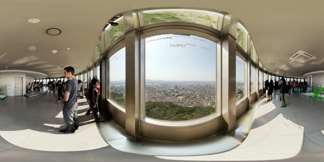 N Seoul Tower Observatory 360° Panorama