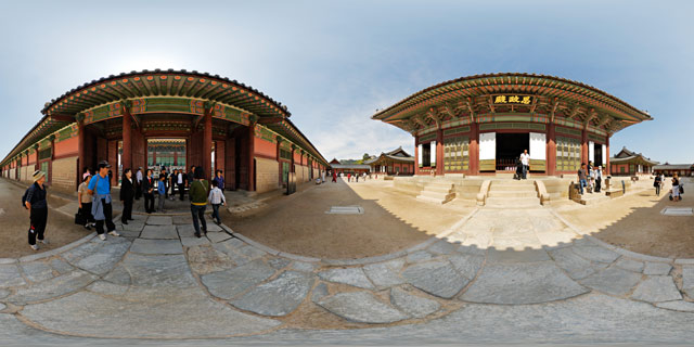 Sajeongmun Gate and Sajeongjeon Hall 360° Panorama