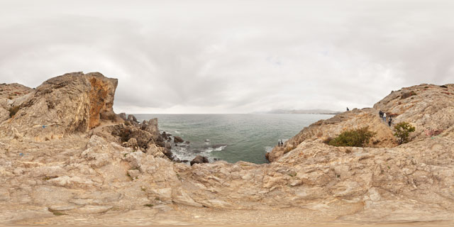South-west Cape Alchak, Sudak 360° Panorama