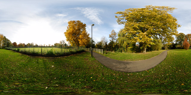 Welland Park in Autumn 4 360° Panorama