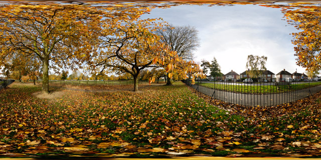Welland Park in Autumn 6 360° Panorama