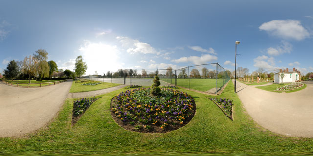 Welland Park in Spring 2 360° Panorama