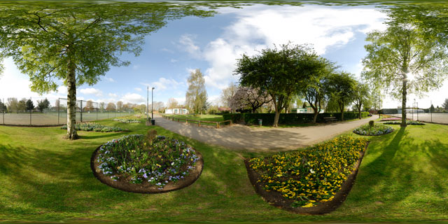 Welland Park in Spring 3 360° Panorama