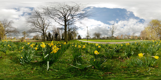 Welland Park in Spring 9 360° Panorama