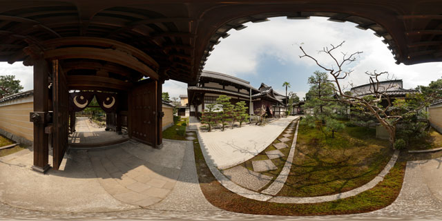 Zen Garden – Ryousokuin, Kenninji 360° Panorama