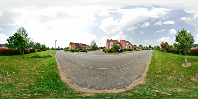 Farndale View and Rhodes Close 360° Panorama