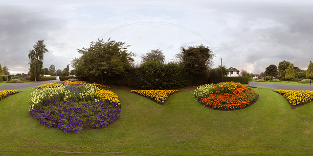 Flower displays at Welland Park Summer 2012 360° Panorama