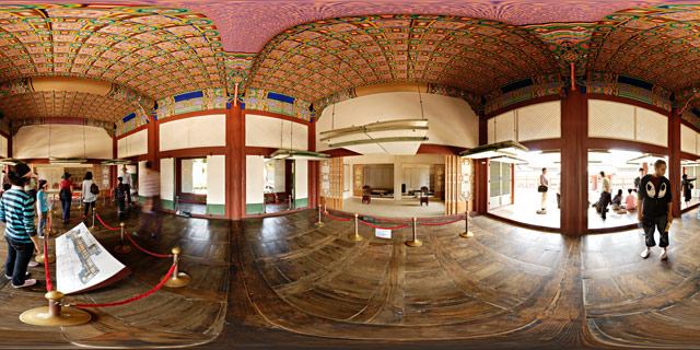 Gyotaejeon Hall interior 360° Panorama