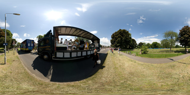 Harborough Carnival 2008 Parade – Movies float 360° Panorama