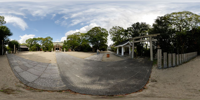 Ōe Shrine, Osaka 360° Panorama