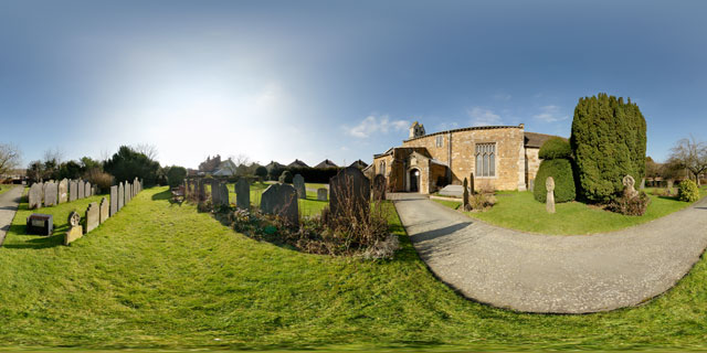 St. Nicholas’ Church, Little Bowden 360° Panorama