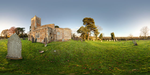 St. Nicholas Church, Marston Trussell 360° Panorama