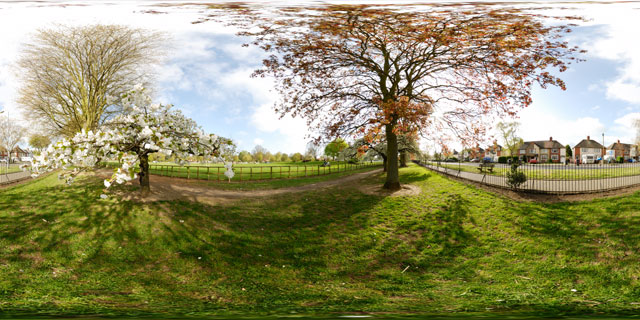 Welland Park in Spring 1 360° Panorama